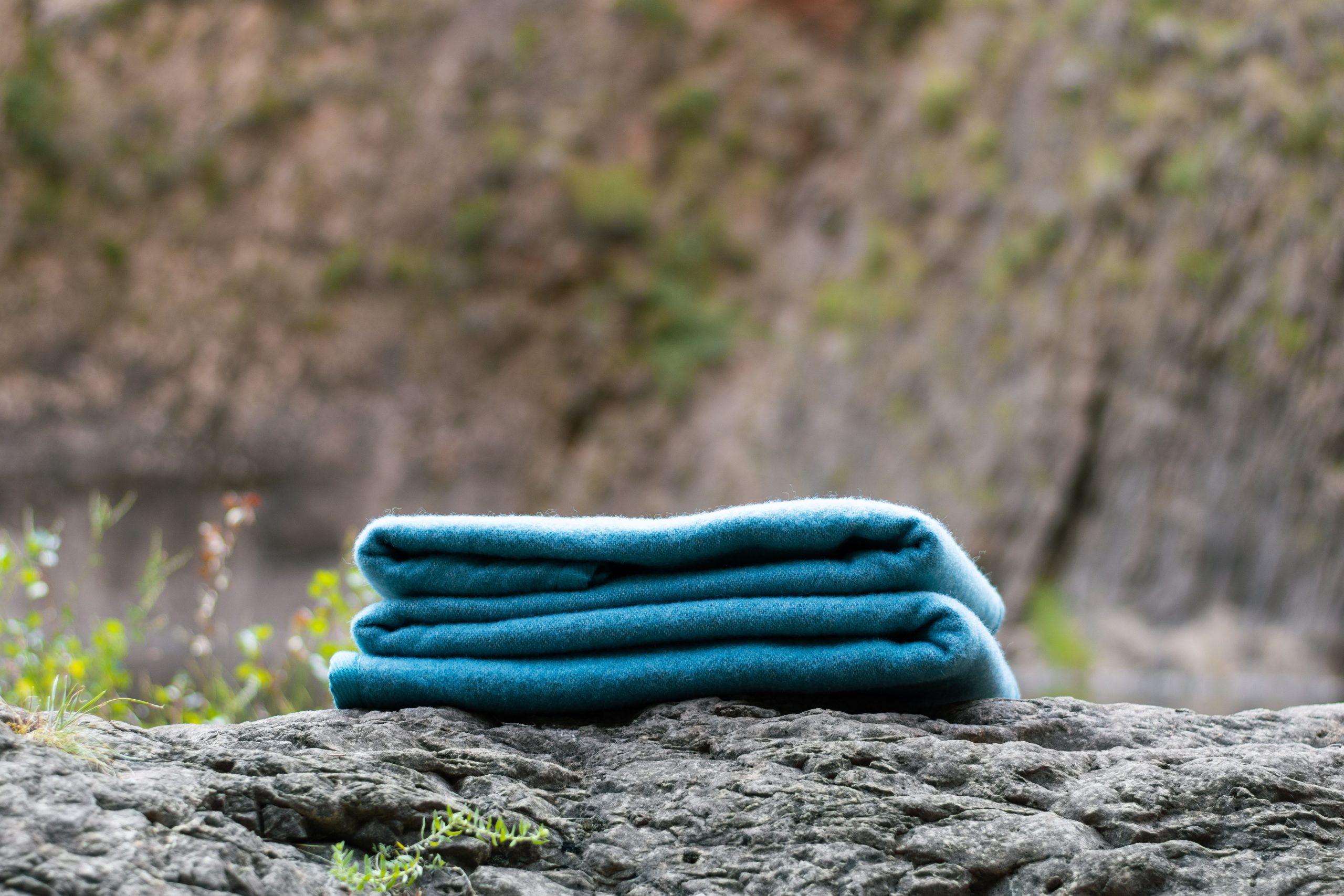 Mantas de lana de colores: tejido natural de alta calidad