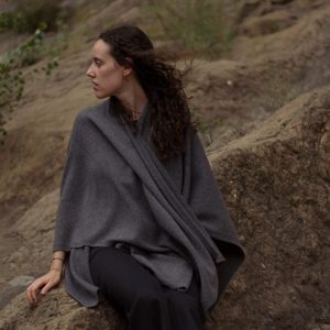 Capa de lana - Gris