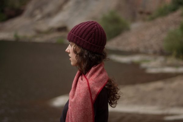 Bufanda y Gorro Burdeos - Imagen 2