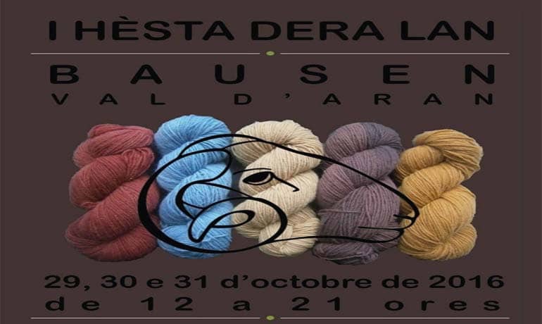 Eje Cronológico - Artesanía en Mantas de Lana - Fiesta Lana Bausen Cartel Eje Cronológico - Fiesta Lana Bausen Cartel