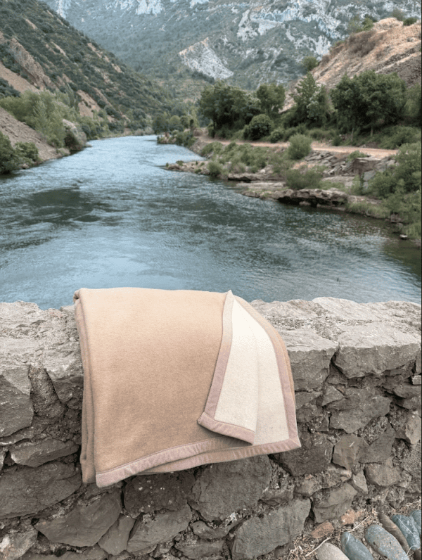 Manta de Lana para Cama Aran - La Fàbrica 1876