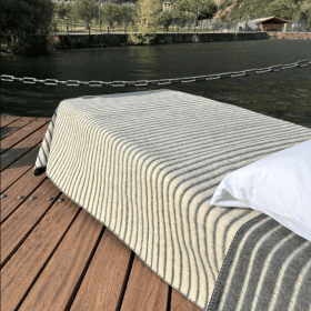 Manta de Lana para Cama Modelo Salardú Gris