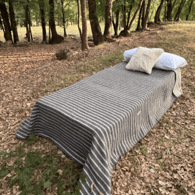 Manta de Lana para Cama Modelo Salardú Gris 1