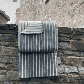 Manta de Lana para Cama Modelo Salardú Gris 5